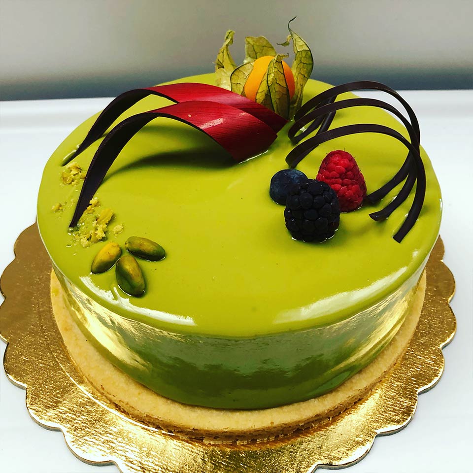 Pasticceria Fioravanti bavarese verde