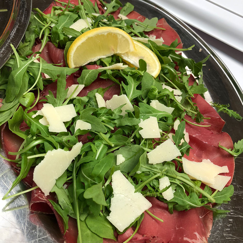 Pasticceria Fioravanti catering carpaccio